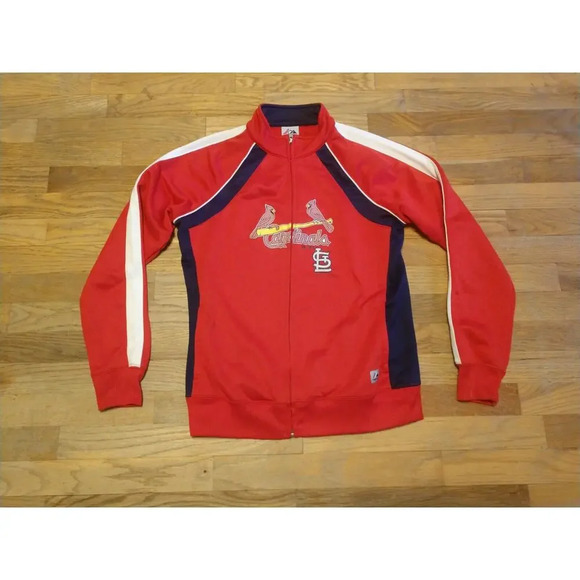 Majestic St. Louis Cardinals Zip Up Jacket MLB Women's Medium - Picture 11 of 11